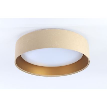 Dimmbare LED-Deckenleuchte SMART GALAXY LED/24W/230V d 45 cm 2700-6500K Wi-Fi Tuya beige/golden + Fernbedienung