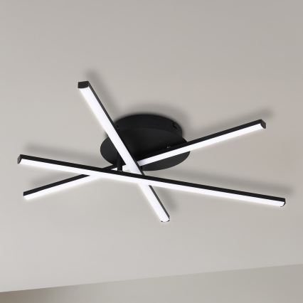 LED-Deckenleuchte STICK LED/12W/230V schwarz