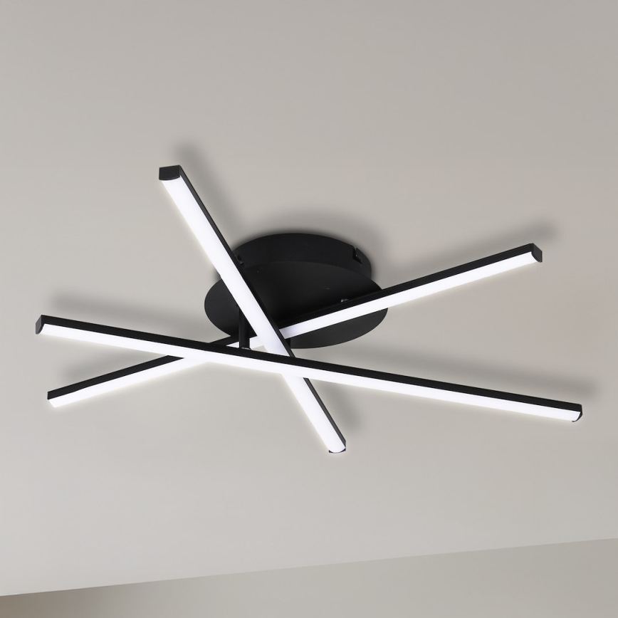 LED-Deckenleuchte STICK LED/12W/230V schwarz