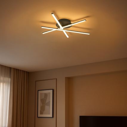 LED-Deckenleuchte STICK LED/12W/230V schwarz