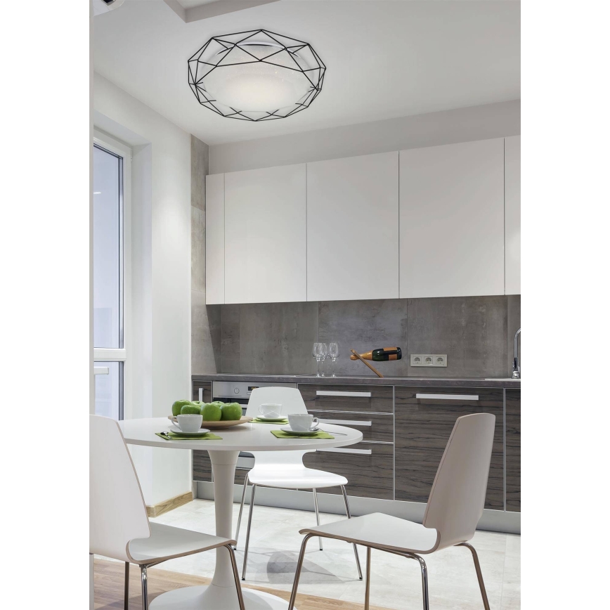 LED-Deckenleuchte SVEN LED/24/230V schwarz