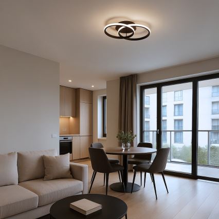 LED Deckenleuchte TITANO LED/12W/230V schwarz