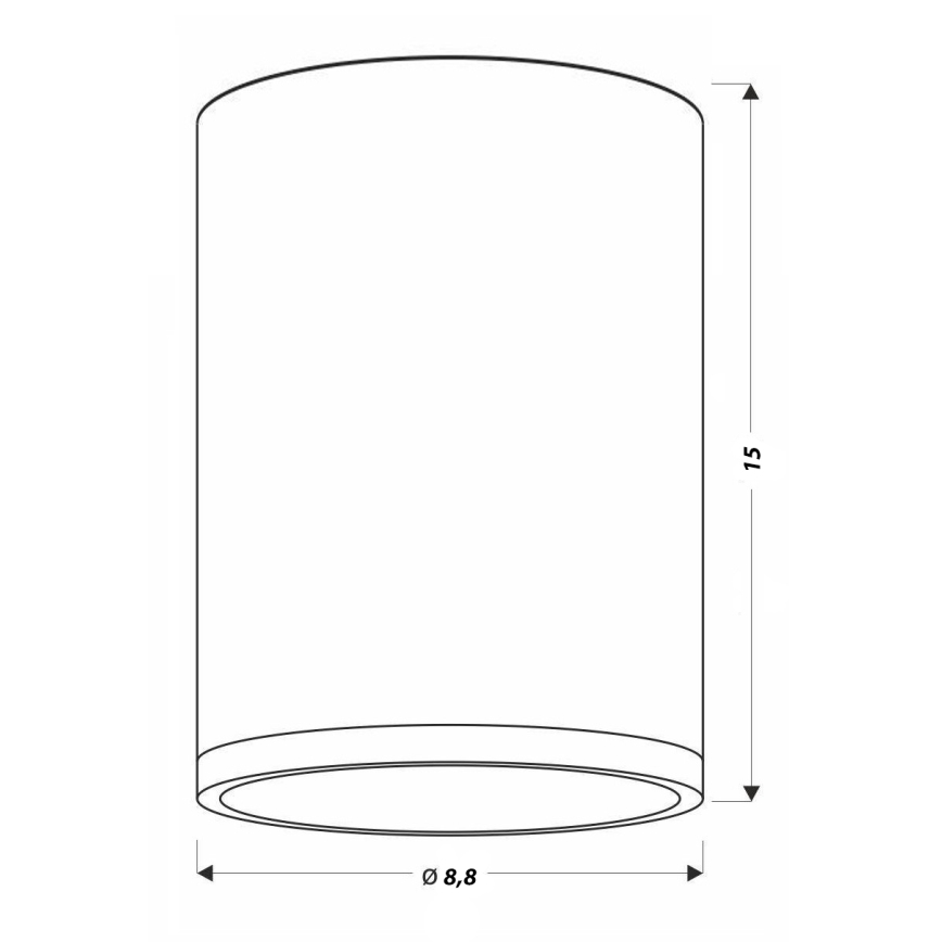 LED Deckenleuchte TUBA LED/9W/230V
