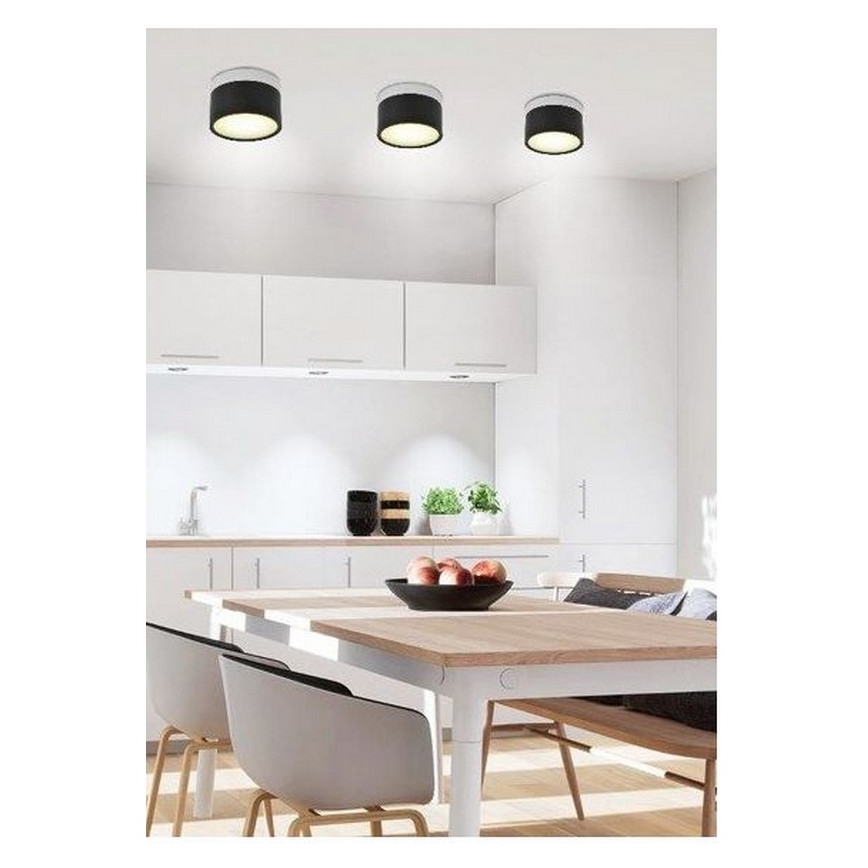 LED Deckenleuchte TUBA LED/9W/230V weiß/schwarz