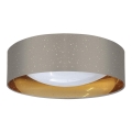 LED-Deckenleuchte TULUZA LED/24W/230V d 40 cm braun