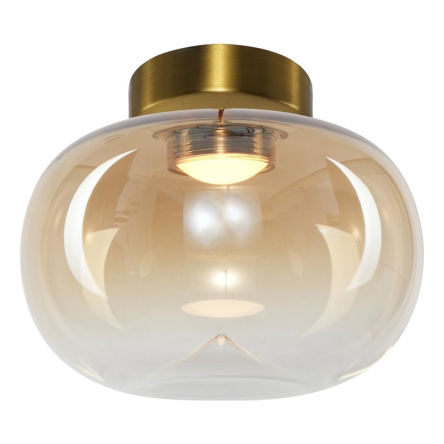 LED-Deckenleuchte VASO LED/4W/230V d 18 cm golden/rauchig