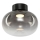 LED-Deckenleuchte VASO LED/4W/230V d 18 cm schwarz/rauchig