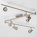 LED-Deckenspot 6x GU10/4,7W/230V matt-chrom