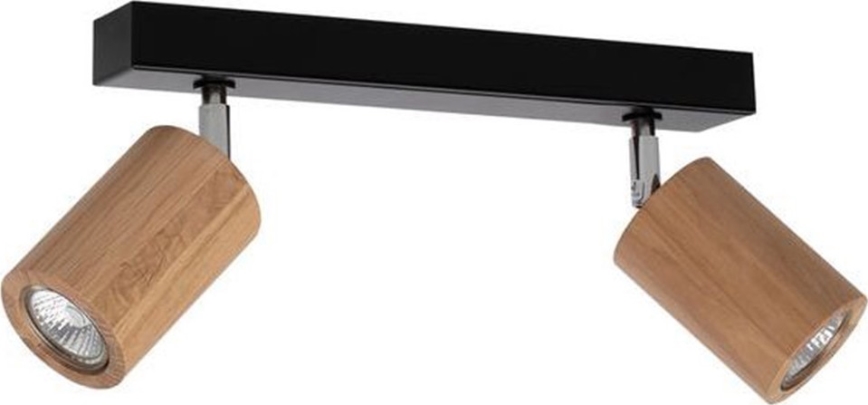 LED-Deckenstrahler MATTI 2xGU10/5W/230V Eiche