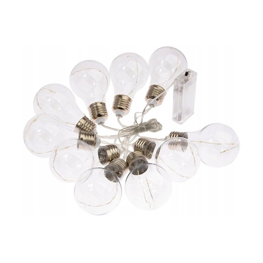 LED-Dekokette SMOLDER 2,1 m 10xLED/2xAA