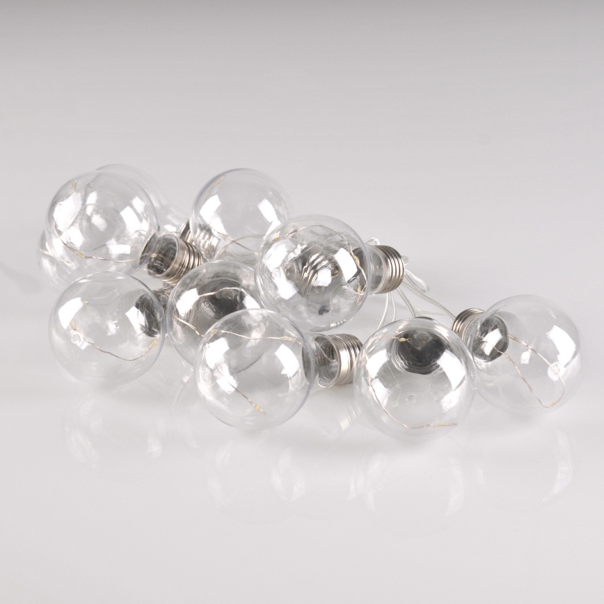 LED-Dekokette SMOLDER 2,1 m 10xLED/2xAA