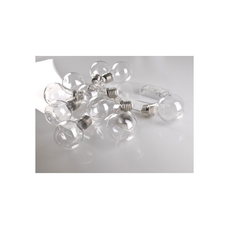 LED-Dekokette SMOLDER 2,1 m 10xLED/2xAA