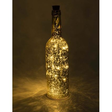 LED Dekoration Flasche 8xLED/3xAAA