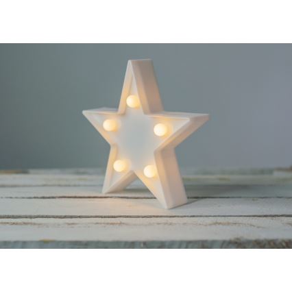 LED dekorative Leuchte STAR LED/2xAA