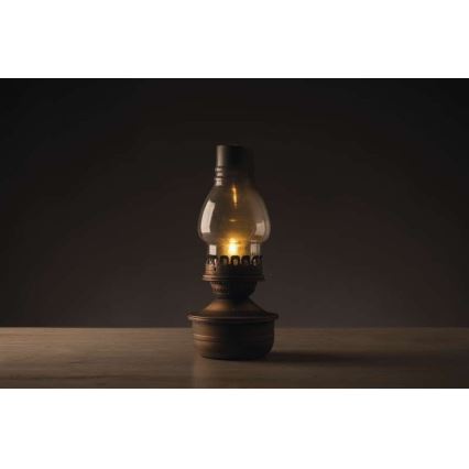 LED Dekorative Petroleumlampe VINTAGE 1xLED/1,5W/3xAA