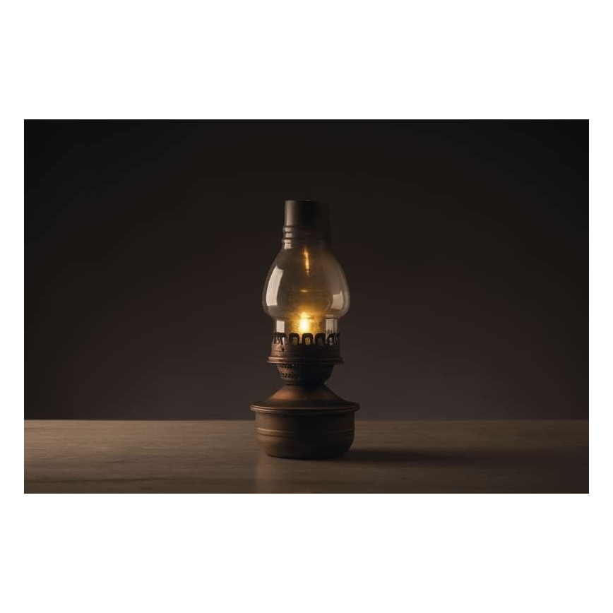 LED Dekorative Petroleumlampe VINTAGE 1xLED/1,5W/3xAA