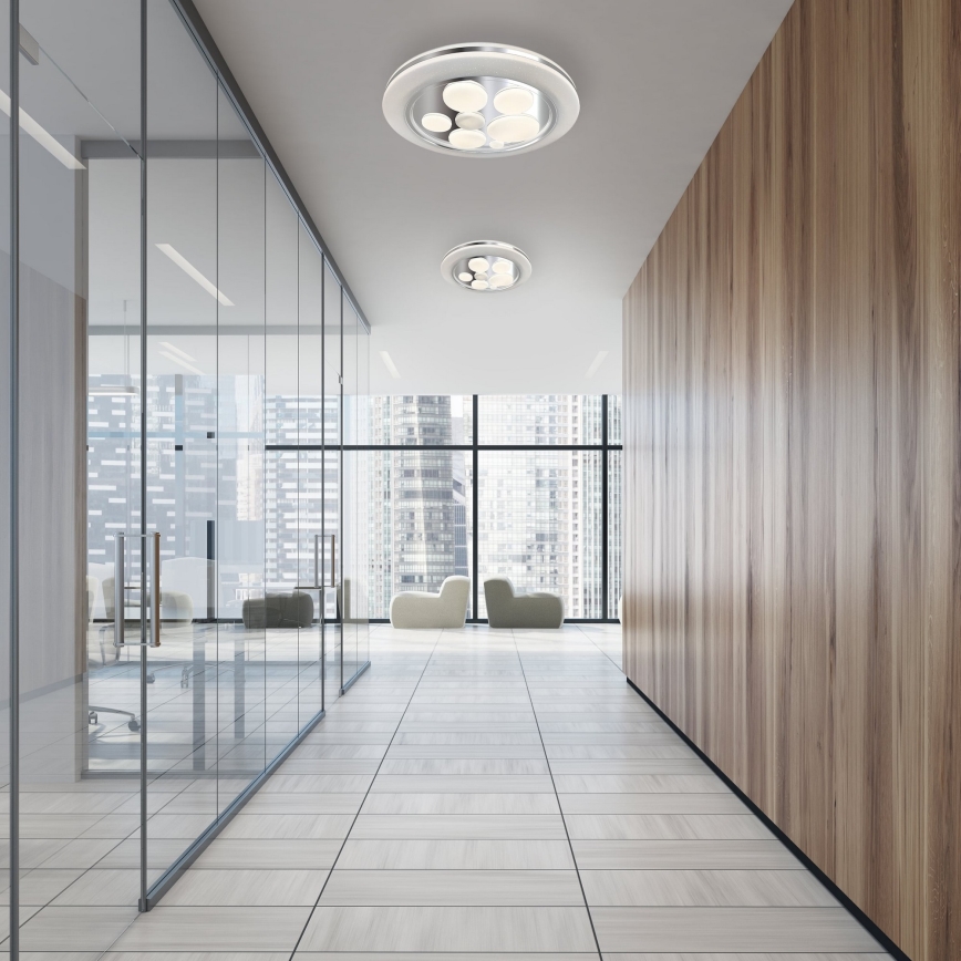 LED Dimmbares Deckenleuchte BUBBLES LED/48W/230V + Fernbedienung