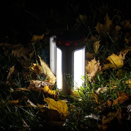 LED Dimmbares wiederaufladbares Taschenlicht 2in1 mit Powerbank-Funktion LED/5W/230V 3500 mAh