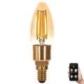 LED-Dimmable-Glühbirne FILAMENT MESH Smart C35 E14/4,5W/230V 2700-6500K - Aigostar