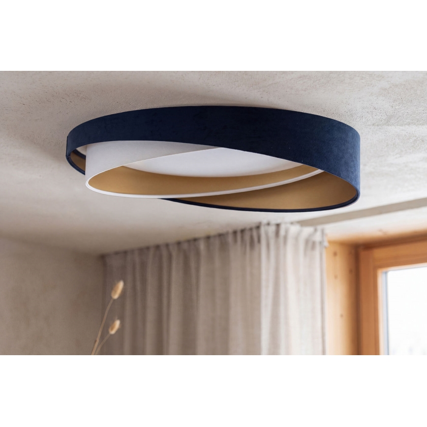Dimmbare LED-Deckenleuchte SMART GALAXY MODERN LED/24W/230V 3000-6500K Ø 55 cm blau/weiß/gold + Fernbedienung