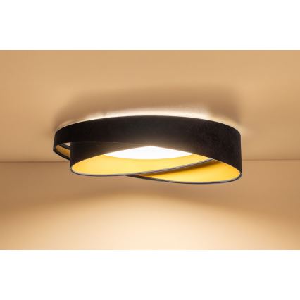 Dimmbare LED-Deckenleuchte SMART GALAXY MODERN LED/24W/230V 3000-6500K Ø 55 cm blau/gold + Fernbedienung