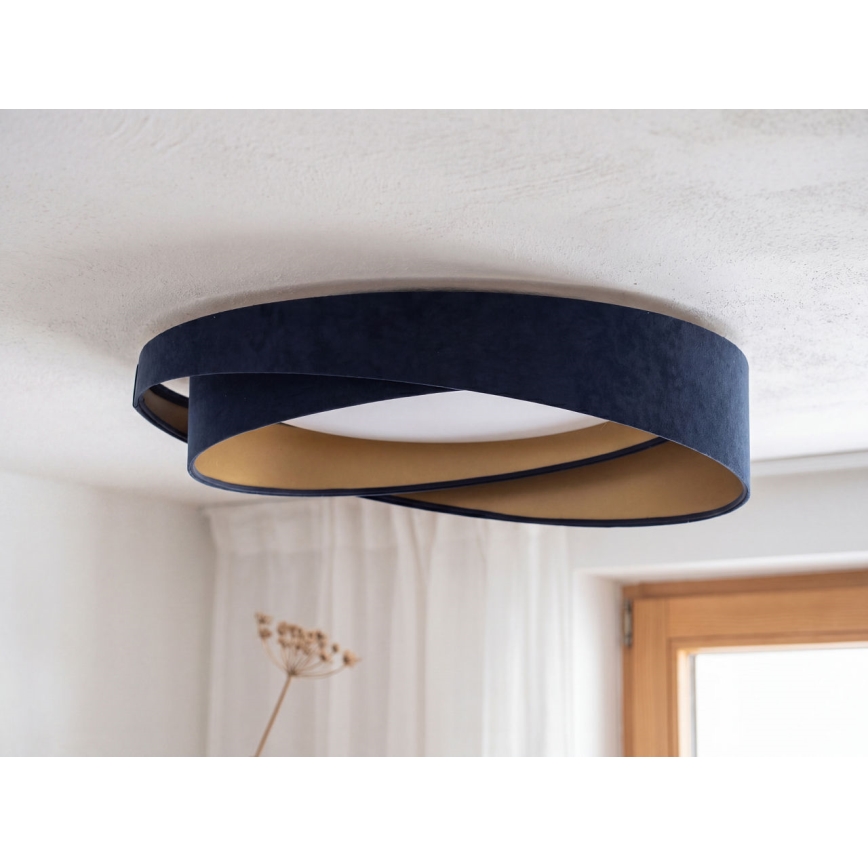 Dimmbare LED-Deckenleuchte SMART GALAXY MODERN LED/24W/230V 3000-6500K Ø 55 cm blau/gold + Fernbedienung
