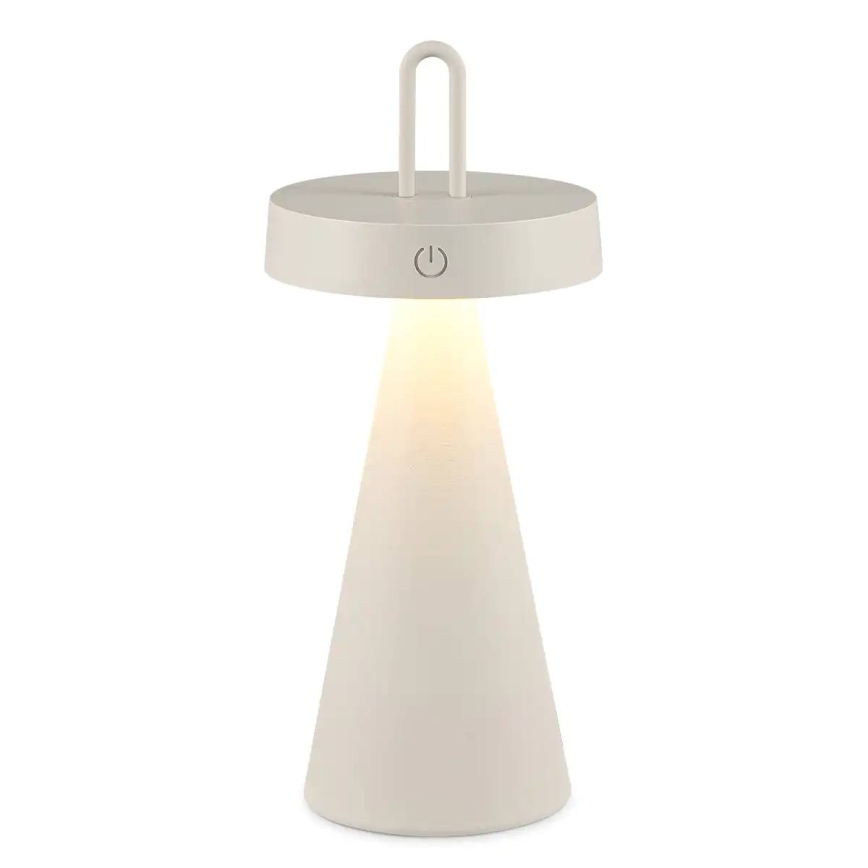 LED dimmbar, wiederaufladbar, Touch-Tischlampe für den Außenbereich HALO LED/1,5W/3,7V 3000 mAh IP44 grau