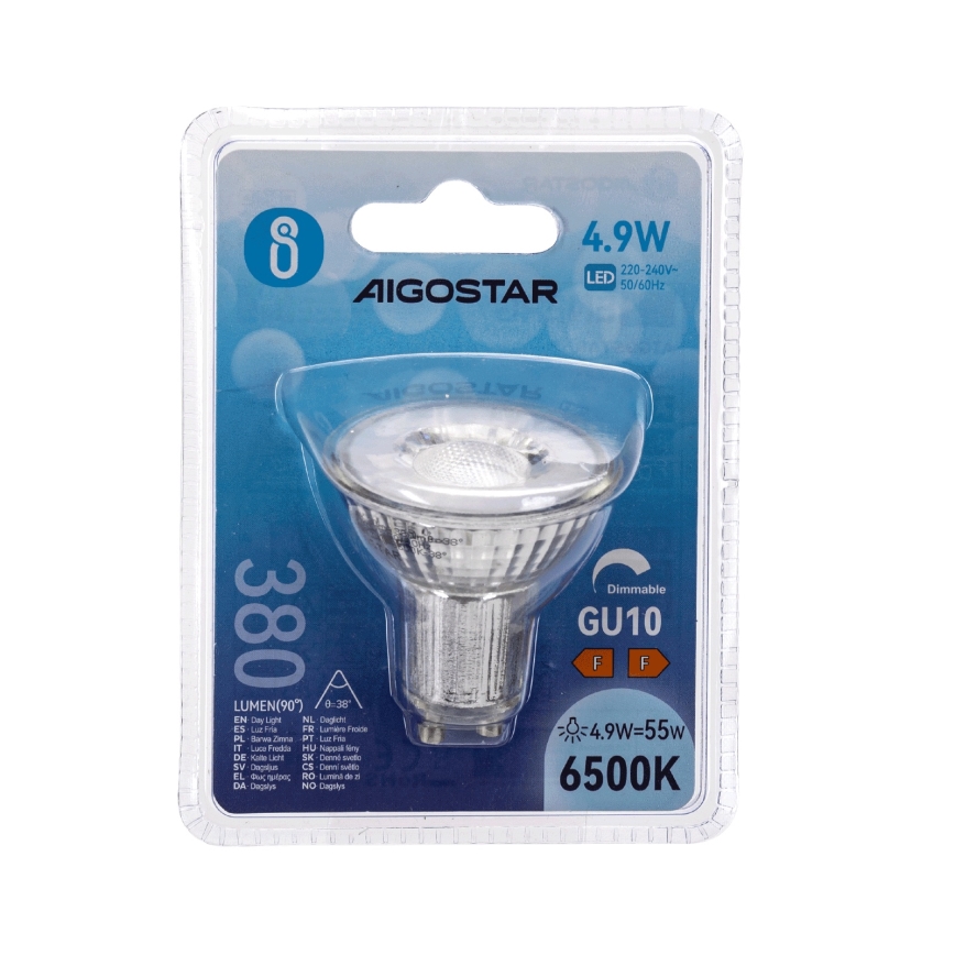 LED dimmbar GU10/4,9W/230V 6500K - Aigostar