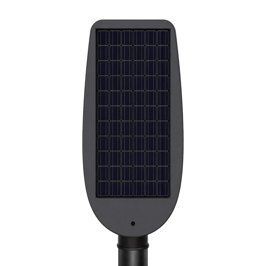 LED-dimmbare Solar-Straßenleuchte mit Sensor VENICE LED/50W/3,2V 4000 mAh IP65 schwarz + Fernbedienung