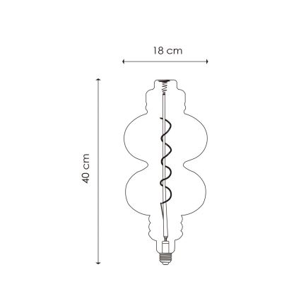 LED-Dimmable Vintage Edison Glühbirne E27/4W/230V 2200K CRI 90