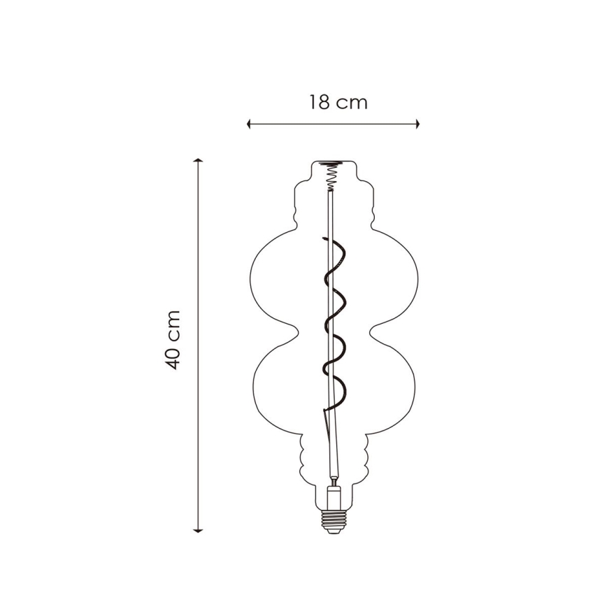LED-Dimmable Vintage Edison Glühbirne E27/4W/230V 2200K CRI 90