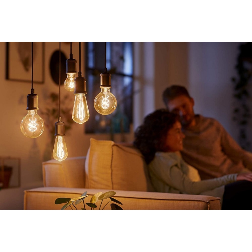 LED-Dimmable Vintage-Glühbirne Philips G93 E27/4W/230V 1800K