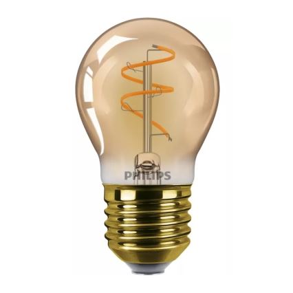 LED-dimmbar VINTAGE-Glühbirne Philips P45 E27/3,1W/230V 2200K CRI 90