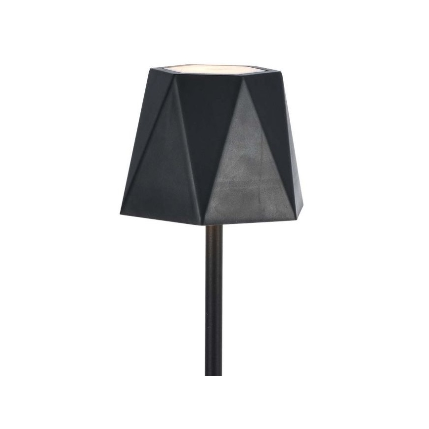 LED dimmbare wiederaufladbare Touch-Tischlampe LED/4W/5V 3000-6000K 1800 mAh schwarz