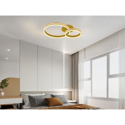 LED-dimmbare Aufbau-Deckenleuchte LED/110W/230V 3000-6500K + Fernbedienung