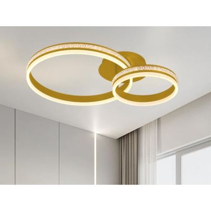 LED-dimmbare Aufbau-Deckenleuchte LED/110W/230V 3000-6500K + Fernbedienung