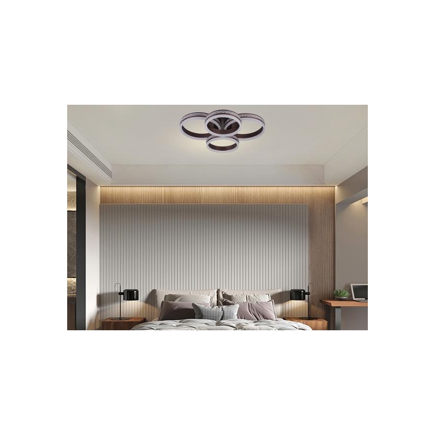 LED-dimmbare Aufputz-Deckenleuchte LED/150W/230V 3000–6500K + Fernbedienung