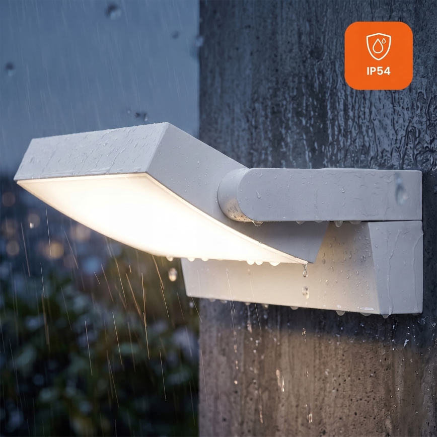 Dimmbare LED-Außenwandleuchte LED/12/18/24W/230V 3000/4000/6500K IP54 weiß