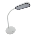 LED dimmbare, berührungsaktivierte flexible Tischlampe LED/6W/5V USB 1200 mAh weiß