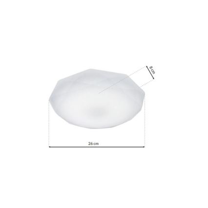 LED dimmbare Deckenbeleuchtung HEX LED/12W/230V