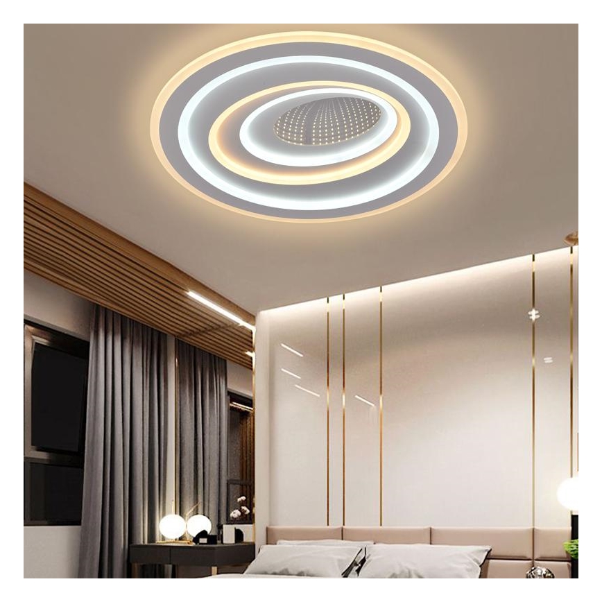 LED Dimmbares Deckenleuchte LED/120W/230V 3000-6500K + Fernbedienung