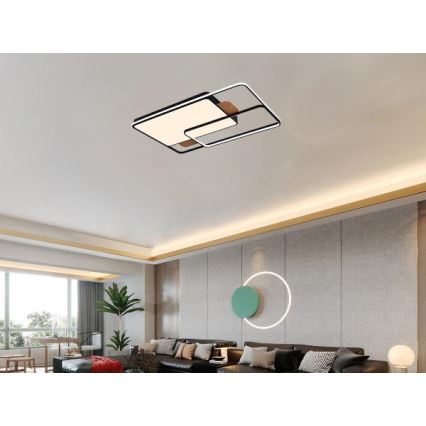 LED-dimmbare Deckenleuchte, 280 W, 230 V, 3000–6500 K, mit Fernbedienung