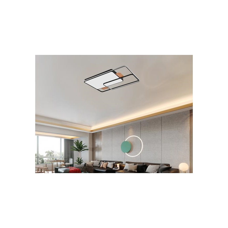 LED-dimmbare Deckenleuchte, 280 W, 230 V, 3000–6500 K, mit Fernbedienung