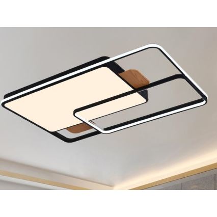 LED-dimmbare Deckenleuchte, 280 W, 230 V, 3000–6500 K, mit Fernbedienung