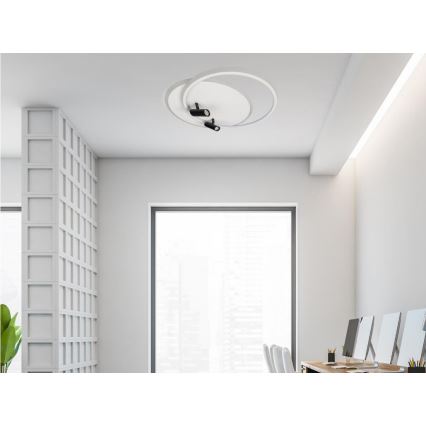 LED Dimmbares Deckenleuchte LED/65W/230V 3000-6500K Weiß + Fernbedienung