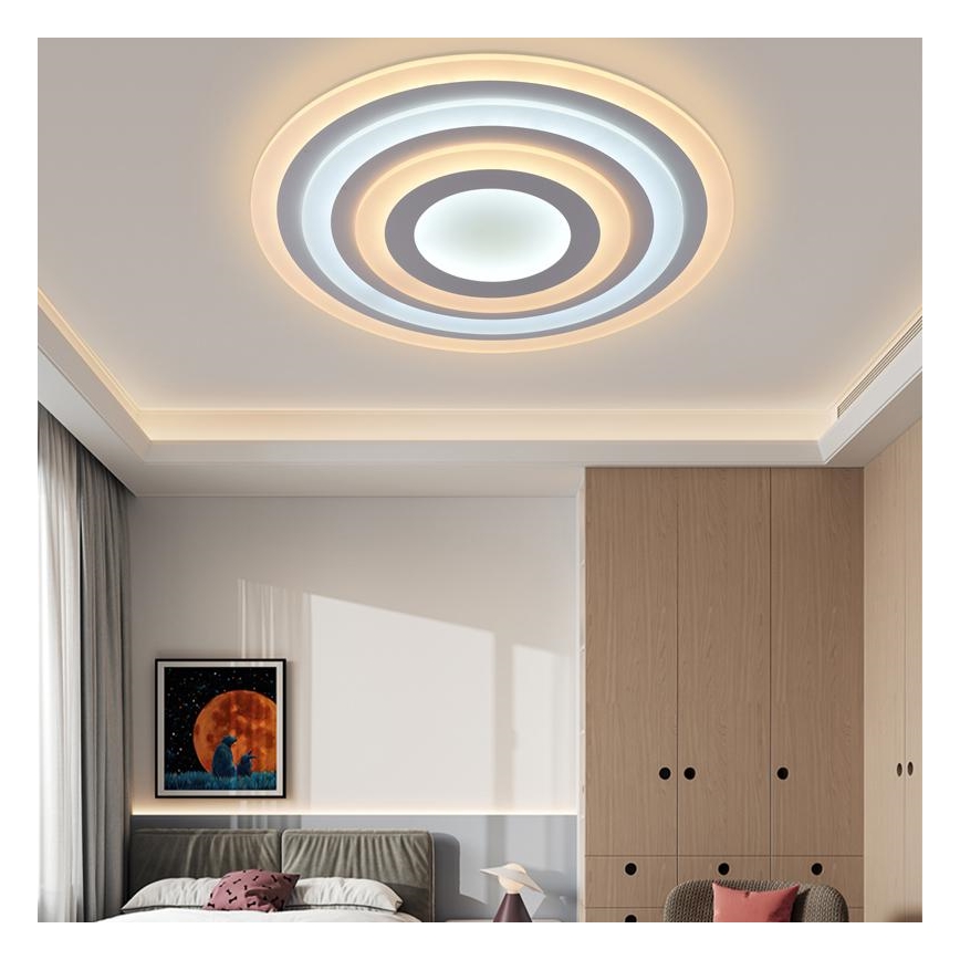 LED Dimmbares Deckenleuchte LED/80W/230V 3000-6500K + Fernbedienung