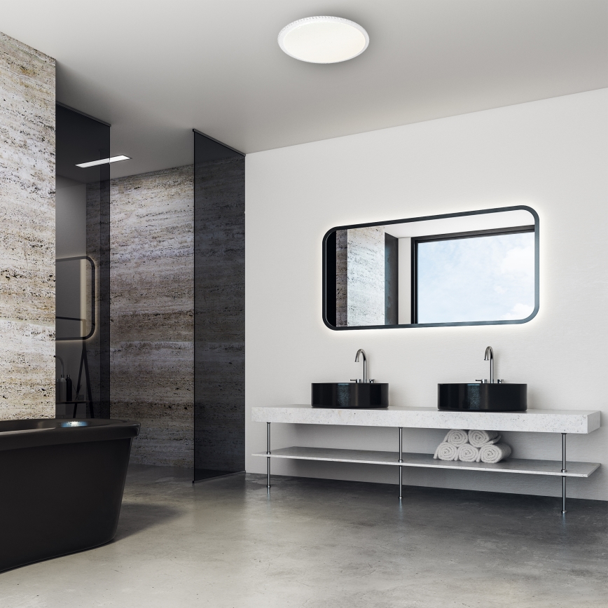 Dimmbare LED-Deckenleuchte CRUZ LED/40W/230V 2000lm + Fernbedienung