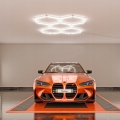 LED dimmbare Deckenleuchte HEXAGON LED/192W/85-265V 5000K 160x221 cm CRI 90 IP54 weiß
