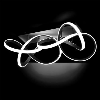 LED-dimmbare Deckenleuchte INDIGO LED/64W/230V schwarz