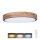 LED-dimmbare Deckenleuchte IRON OAK LED/48W/230V 3000-6500K Eiche Ø 40 cm + Fernbedienung